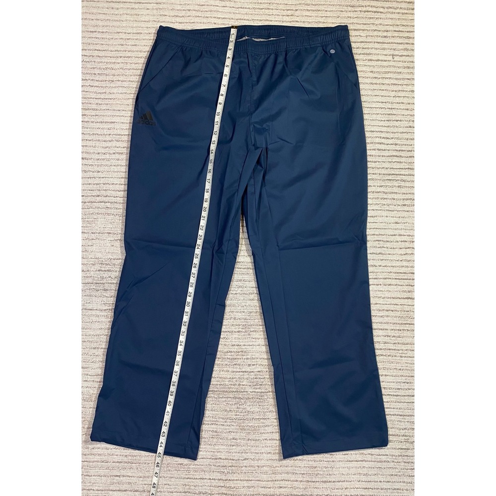 Adidas Mens Provisional Golf Pants Crew Navy Blue XL HF9125 New - Picture 3 of 8